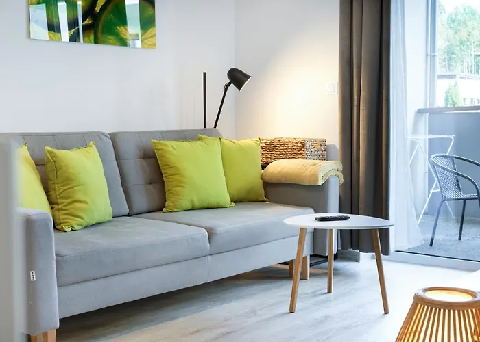 Apartamenty Suite Z Salonem, Sypialnia, Tarasem, Parkingiem, Blisko Centrum